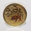 Twelve Zodiac Colored Commemorative Medals, Complete Set, Animal Coins, Twelve Zodiac Gold Coins, Collectibles, Metal Souvenirs, Gifts