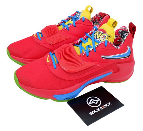 Nike UNO x Zoom Freak 3 NRG EP 50th Anniversary Red Men s DC9363-600 EU 36.5 чёрный/красный