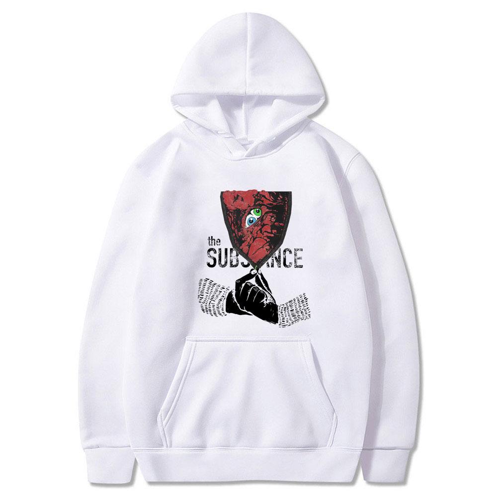 Horror Movie The Substance Graphic Hoodie Male Fashion Hooded Sweatshirt Men Women Clothing Casual Oversized Pullover Hoodies