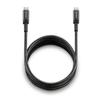 NGS KNOT 100W-3 : 3m dlouhý USB C na Type-C kabel pro rychlé nabíjení zařízení až do 100W. Vysoká kompatibilita. Černá.