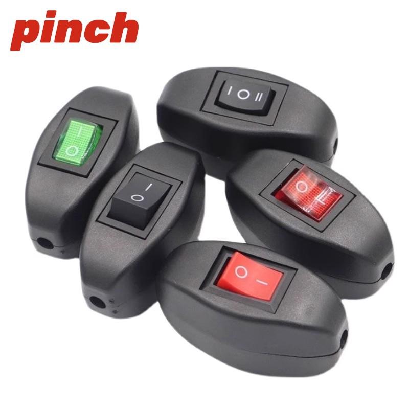 Double-Gang Dual-Control Rocker Switch with Light for Bedside and Desk Lamps