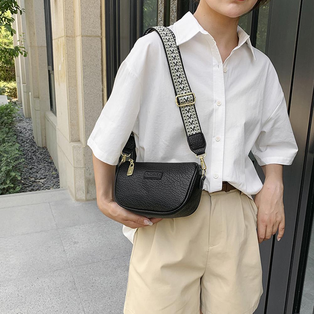 Solid PU Leather Shoulder Bag Fashion Designer Handbags Messenger Bags For Women Casual Crossbody Bags