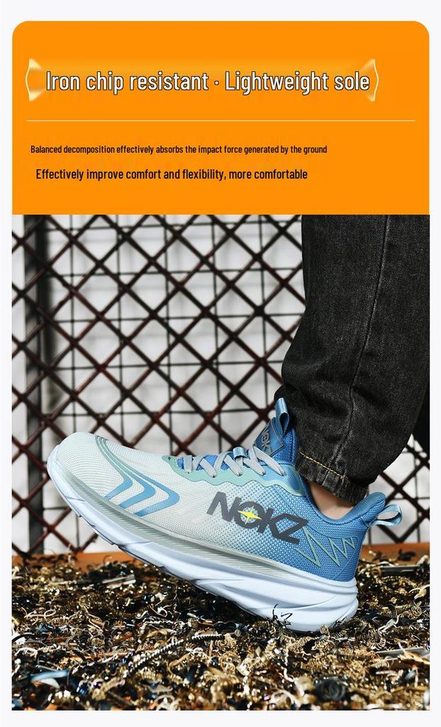Plus Size Steel Toe Safety Shoes - Anti-smash, Anti-puncture, Anti-slip, Breathable Labor Protection for Men & Women (G58).