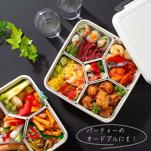 Inomata Chemical Locking Lunch Box (with Inner Box), Made In Japan, 1074