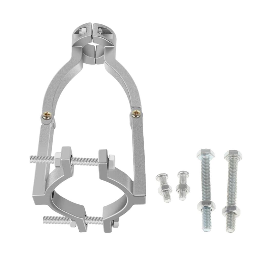 Square Hole Adapter Joint Mortiser Bit Sturdy Clamp Adjustable from 1.5-2.2inch for Bench Drill or Hand Drill