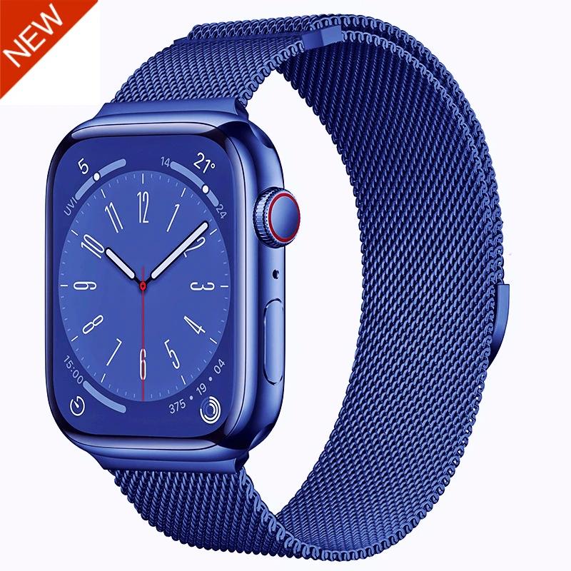 Milanese Loop Band for Apple watch Ultra 9 8 7 6 5 SE 45mm 49mm 44mm/41mm/40mm Metal Magnetic Strap iWatch 11 10 46mm 42mm Band