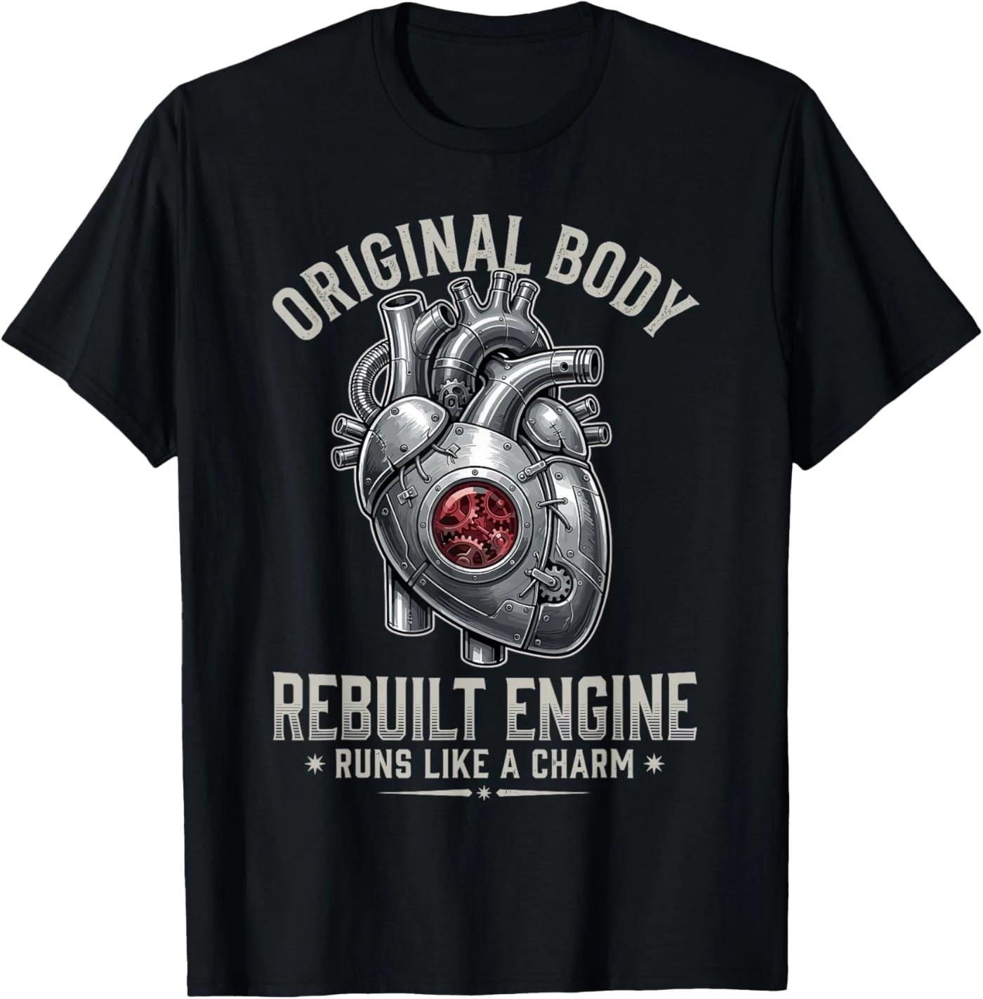 Funny Open Heart Surgery Art for Men Women Heart Surgery T-Shirt 4XL