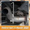 Exhaust Pipe Clamp With Hook Stainless Steel Exhaust Pipe Clamp Hook Universal Exhaust Clamp Hook Car Modification Parts 1 Pcs