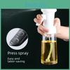 High-quality 220ml Glass Oil Spray Bottle For Kitchen Air Fryer Oil Sprayer Glass Edible Oil Sprayer Mist Bottle Atomizer Oil Can