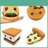 Modelo Squishy de Biscoito de Chocolate com Espuma de PU para Celebração e Colecionadores