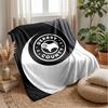 Derby County Football Print Miękki Ciepły Lekki Koc Rzutowy na Sofę Łóżko Kemping