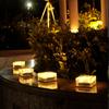 Lawn Solar Garden Light LED Brick Ice Cube Solar Lights Outdoor Decoration Lamp for Stair Pathway Driveway Landscape Patio