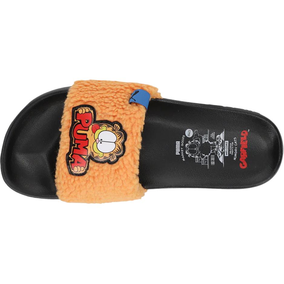Puma Garfield X Leadcat 2.0 Slide Big Kid Hungry Garfield Kids Sneakers Black Zinnia 385002-01