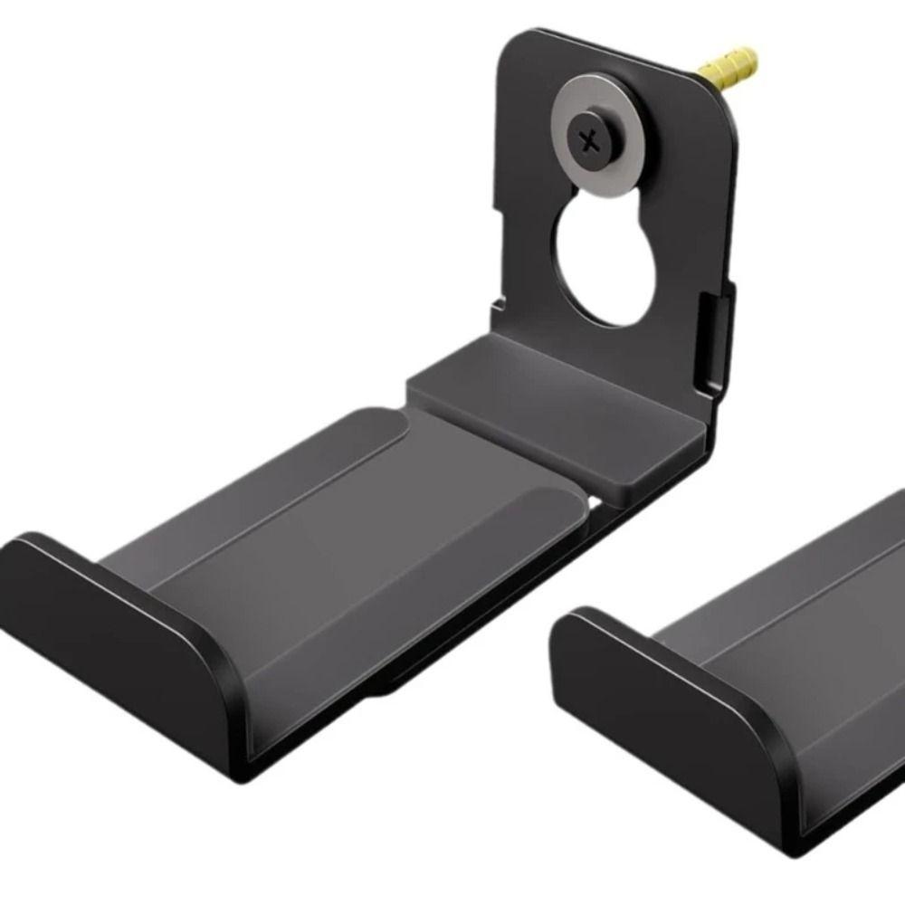 2 Stück Robuste Lautsprecher-Wandhalterung Platzsparend L-förmige Metallhalterung Schwebendes Regal Einfache Montage Universelle Lautsprecher-Aufhänger Soundbars