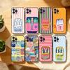V-Vintage Canned Sardines Phone Case For iPhone17,16,15,14,13,12Plus,Pro Max,XS,5G Soft Silicone Black Cover