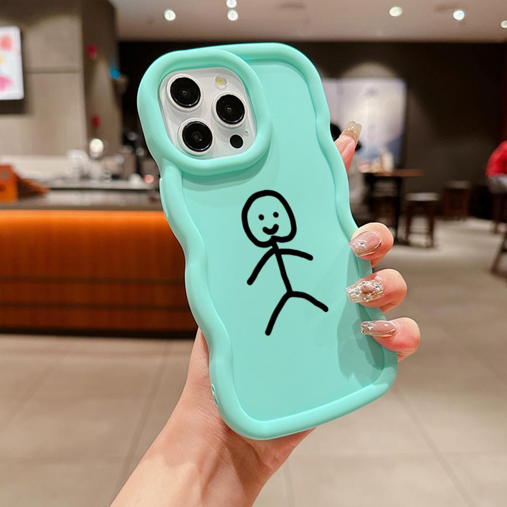 Чехлы для телефонов N79 Cartoon Matchman art Macaron Wavy Edge для iPhone 16 Pro — фото 13