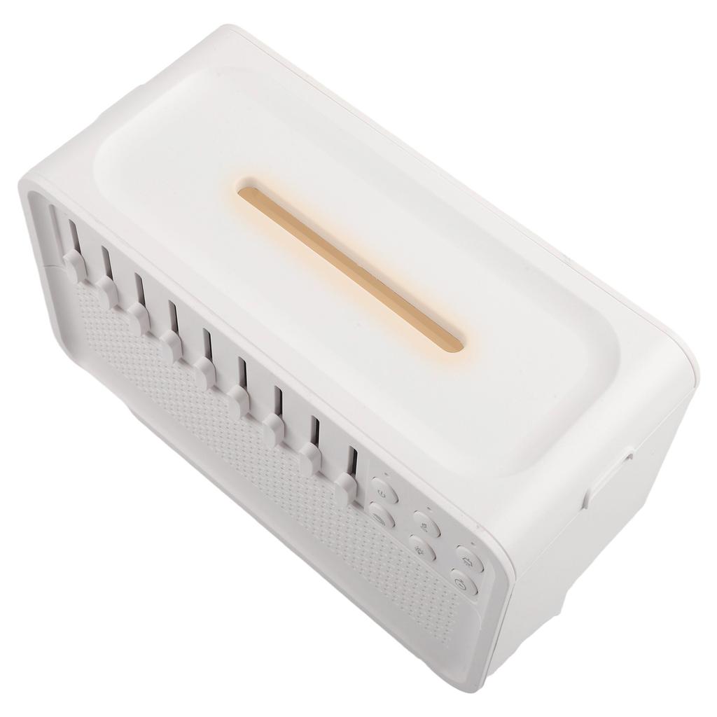 Humidifier White Noise Machine Nighttime Use Multifunctional White Noise Machine Calming Ambient Light Essential Oils Compatible