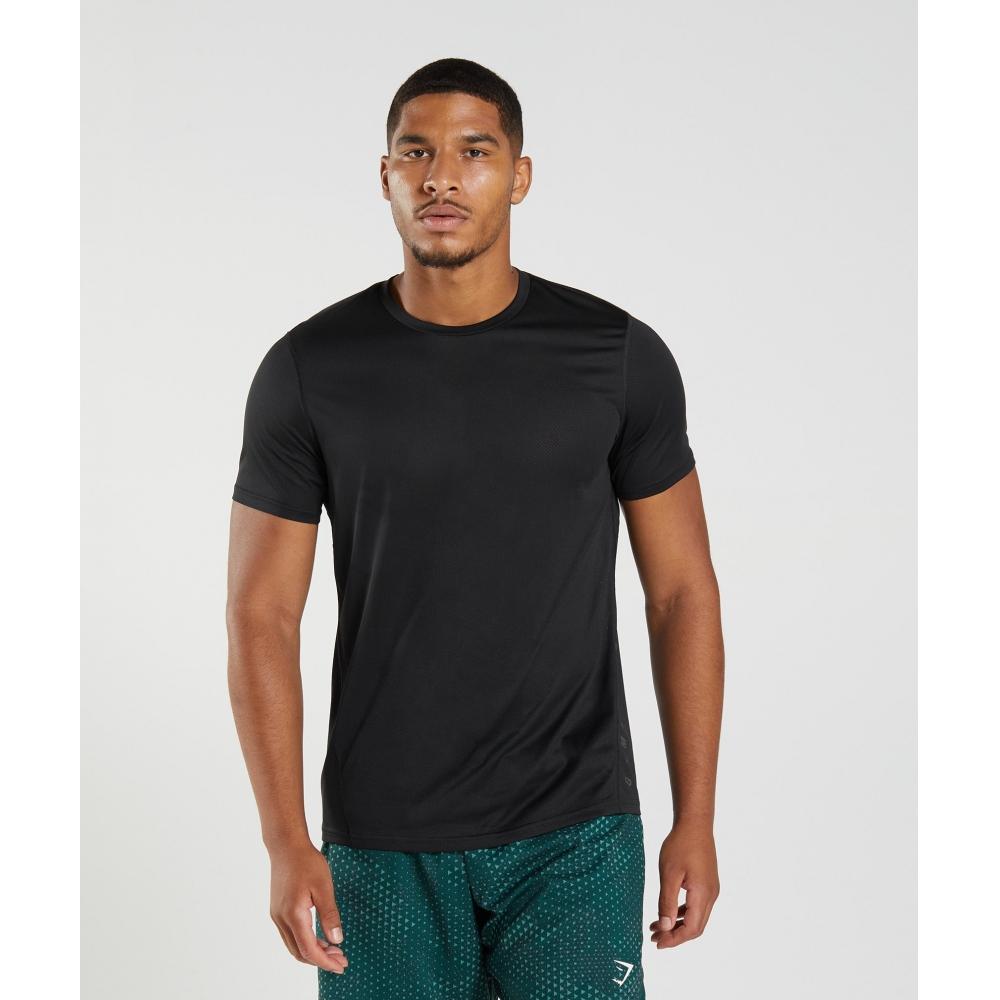 

Спортивная футболка GYMSHARK Black Black Marl A2A9O BBQF 3XL