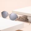 New Oval Metal-framed Sunglasses Are Fashionable, Fresh And Uv-resistant, Unisex Glasses 2426