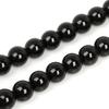 Black Onyx Agate Beads DIY Handmade Natural Stone For Jewelry Making Round Shape 3/4/6/8/10mm