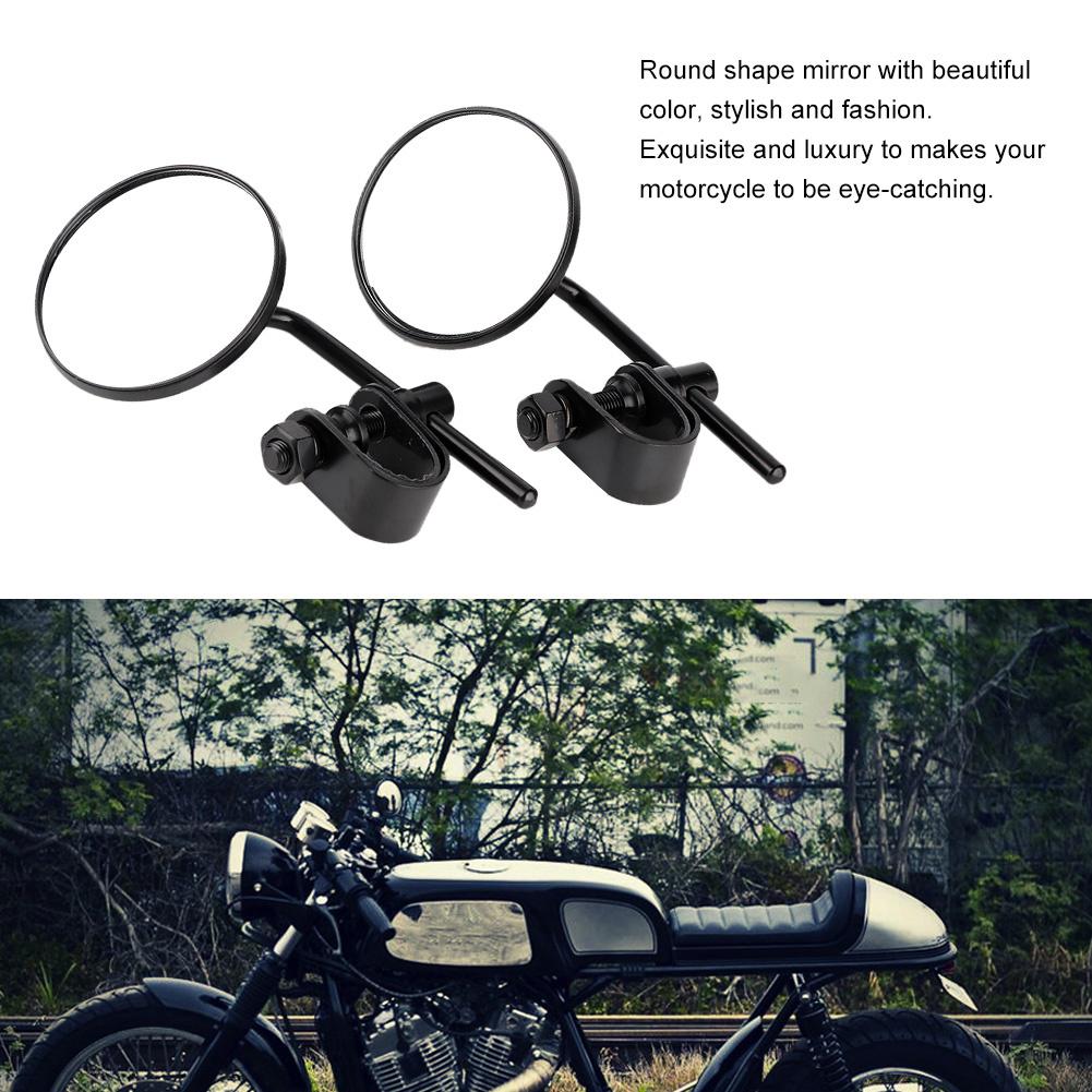 Vintage Round Shape Reflective Modified Rear View Mirror for Motorcycle Motorbike