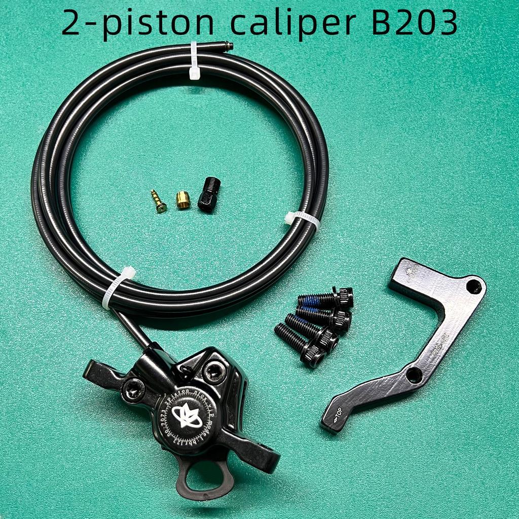NFOX SM2A electric bicycle hydraulic disc brake handle with four piston two piston calipers 2-pin 3-pin power-off Accessories