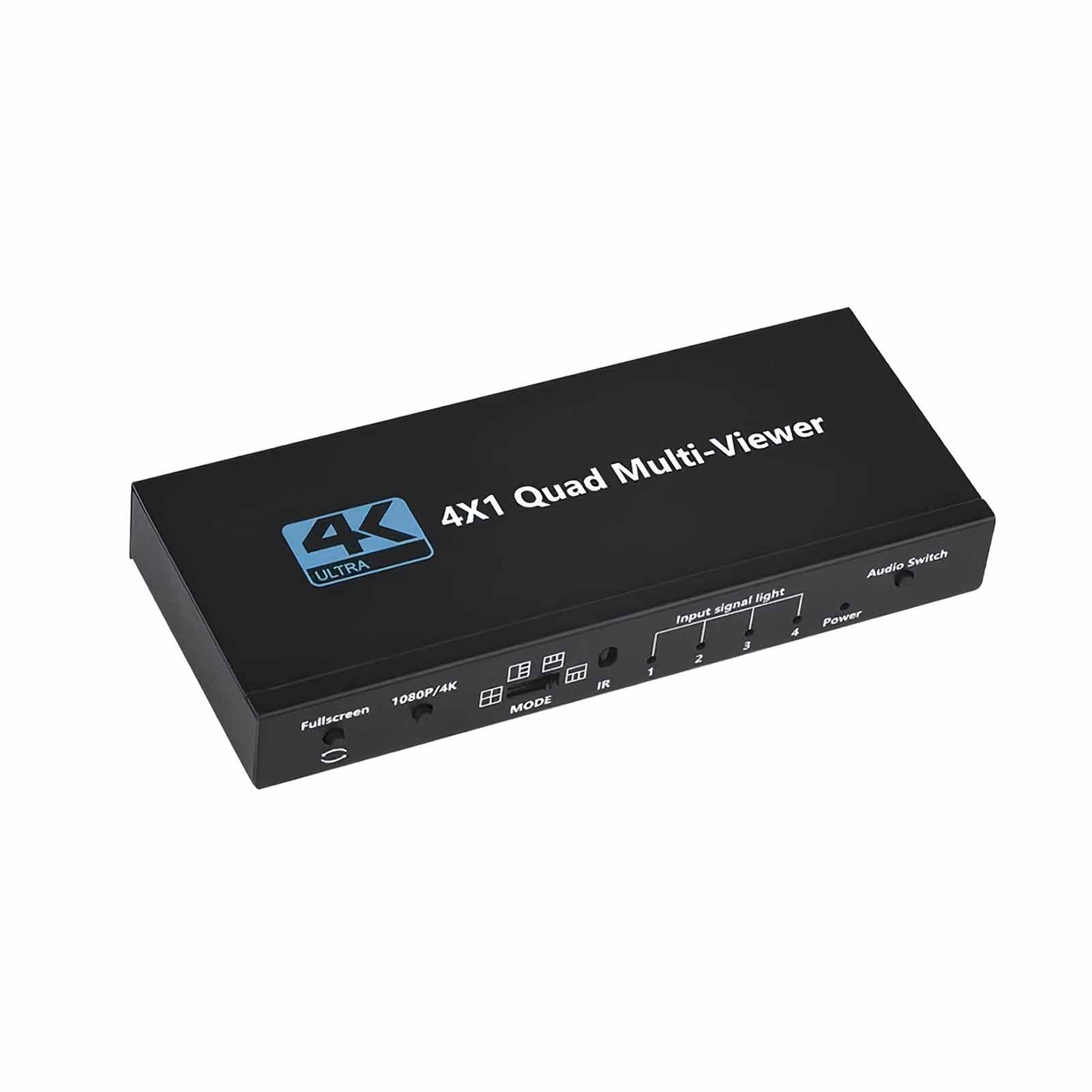 

4K High Definition Multimedia Interface Splitter 4 In 1 Out Signal Screen Switcher with Remote Control