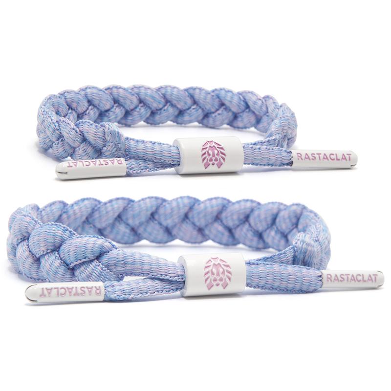 Rastaclat Little Lion Little Lion Couple Series Macaron Blue Gift Box Set#Good Luck Polyester Fiber Bracelet Men and Women Same Style Couple RCDW342 синий