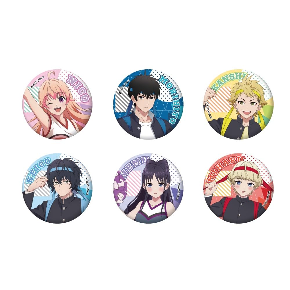 

Overglad Witch Watch Trading 1 Set of Cheerleading Badges, 6, Ver. WCC-001