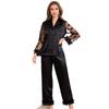 New Luxury Night Series Elegant Lace Ice Silk Pajama Set Homewear TZ1101