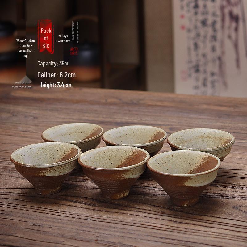 Clay Teapot with Lid and Handle for Electric or Charcoal Stove