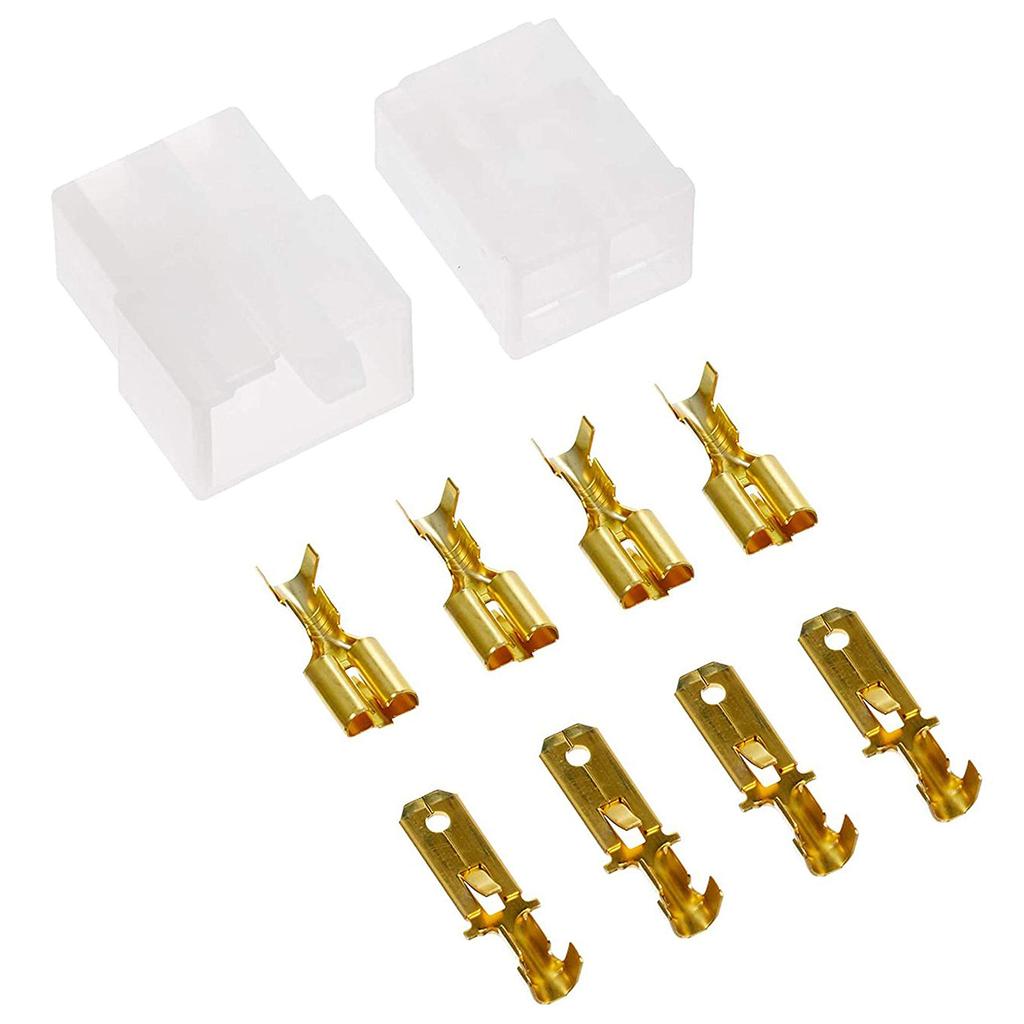 Daytona 250 Type Connector Set 4-pole Reverse Lock Connector (male/female)
