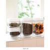 Bitte Kitchen Storage Canister for Seasonings and Spices, Square Stackable, with Gasket for Easy Scooping, Tabletop Use, 200ml (676can_sq_w_200)