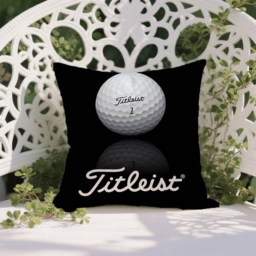 

Популярный Гольф Спорт Т-TitleistS-Известный Наволочка Анти-пылевой клещ Невидимая молния Шелковистый Короткий плюш Чехол для диванной подушки 12x12Inch