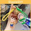 Cute Cartoon Action Figures Keychain Couple Pendant Wholesale