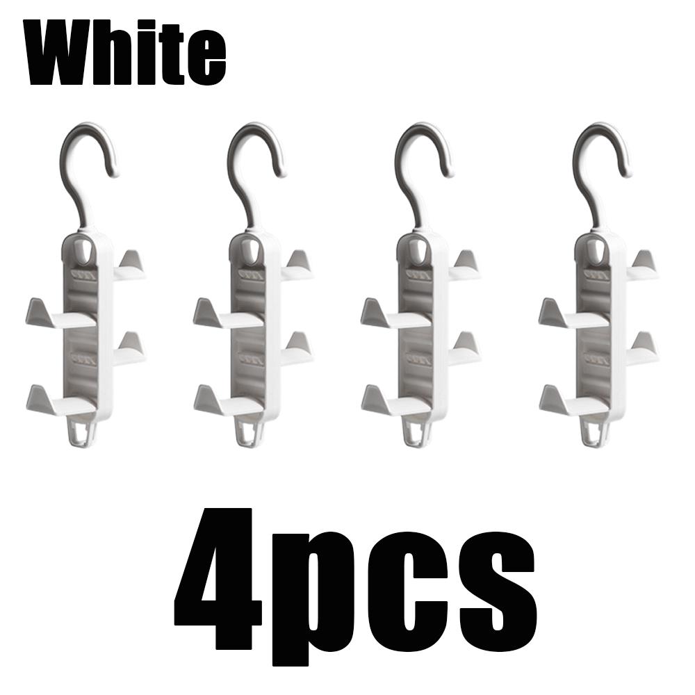 1-4pcs Bag Storage Tool Wardrobe Storage Multifunctional Clothes Rack Non Perforated Hanging Hook Plastics Wardrobe Accessories