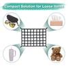 1set Heavy Cargo Net for Truck Bed Polyester Mesh with 4 Adjustment Straps and 1 Storage Bag For Most Pickup Truck Tailers