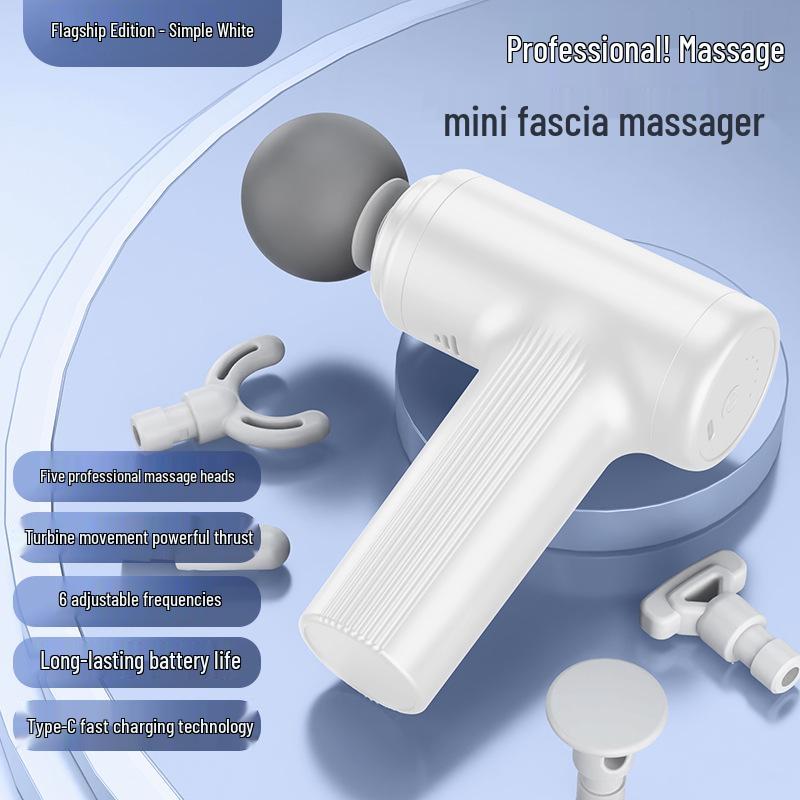 Compact Handheld Muscle Massager for Neck & Body - Portable Mini Electric Device for Men & Women