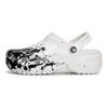 Crocs Classic Platform Clog 811 Manufacturing Undercurrent Scene Special Shoe Box Fluid Splash Aged Clogs Women's White Black