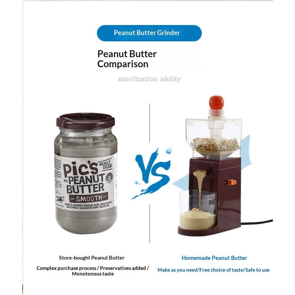 Household Small Electric Peanut Butter Automatic Homemade Peanut Cooking Paddle Grinder Grinder Cooking Machine