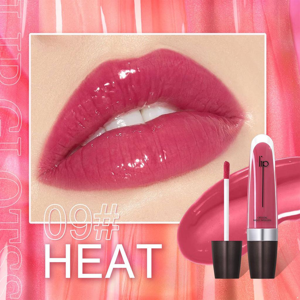 1Pc Glossy Shimmery Lip Gloss, Long-Lasting Hydrating Lip Stain with High-Color Pigment
