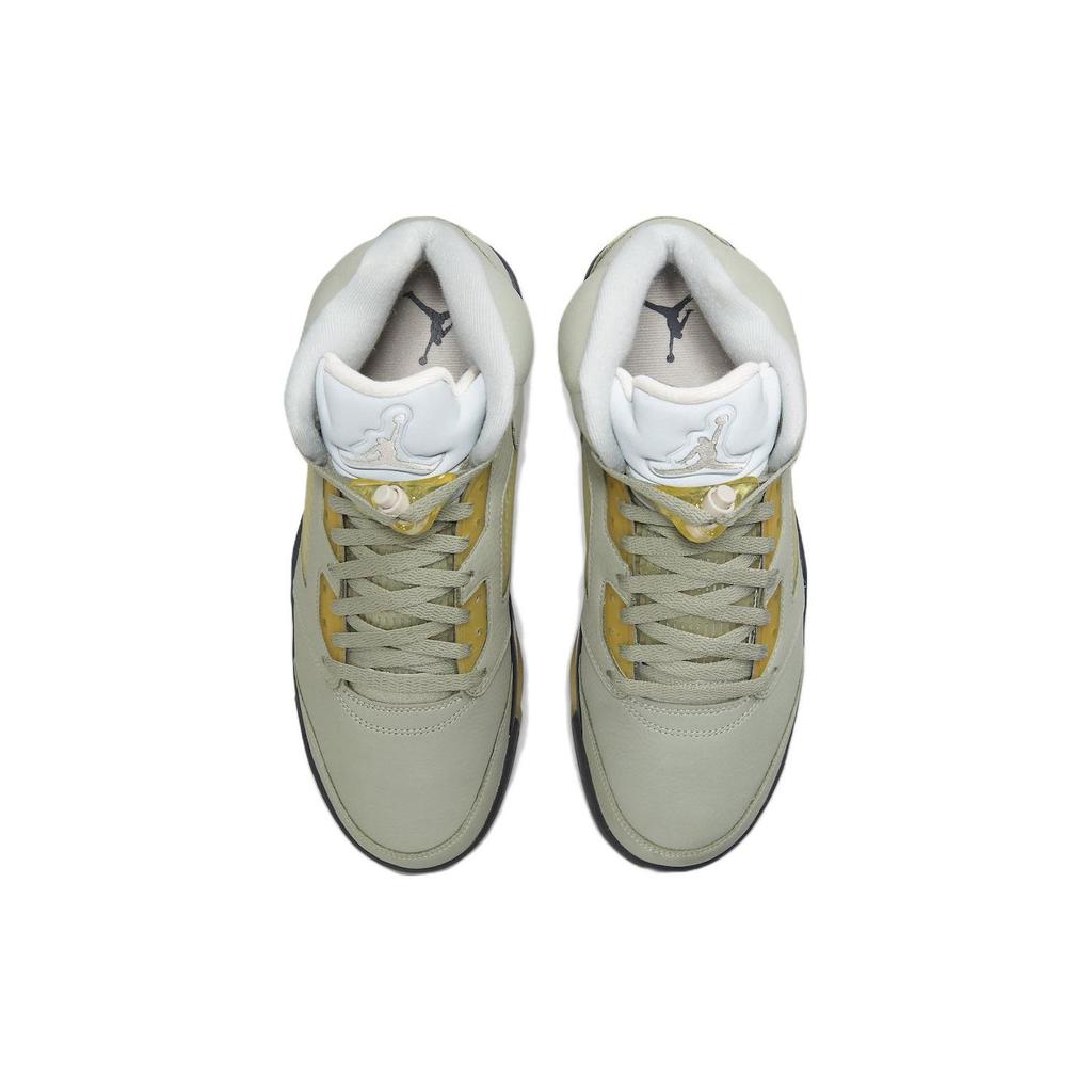 Air Jordan 5 Retro Jade Horizon Herren-Sneakers Grün Hellsilber Anthrazit DC7501-300