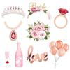 Bride To Be Wedding Photo Booth Props Just Married Photobooth Hen Party Decorations Team Bridal Shower Bachelorette Party Supply