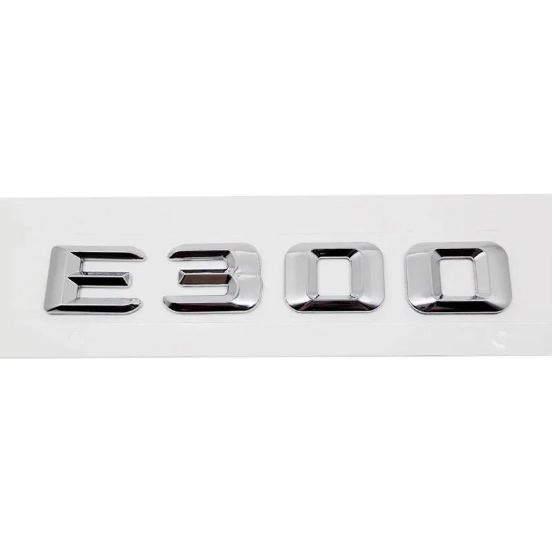 Car Rear Trunk Number Letter Sticker Tail Box Emblem Badge for Mercedes Benz E Class E300 E320 E350 E400 E420 E430 E500 E550