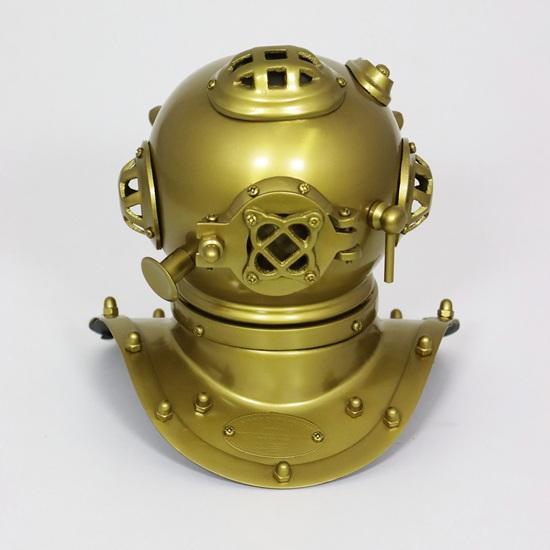 15.24 cm Brass Mini Scuba Divers Diving Helmet Replica Miniature US Navy Helmet Office Desk Nautical table top Decor Christmas Gift