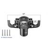Aluminum RV Towing Chain Organizer Heavy Duty 7 Way Cable Holder For Trailer Camper Tongue Jack Mounting Accessories