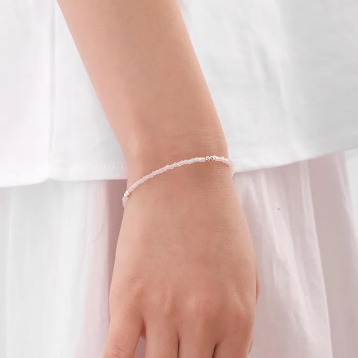 COTOIT_Pink Anemone Beads Bracelet