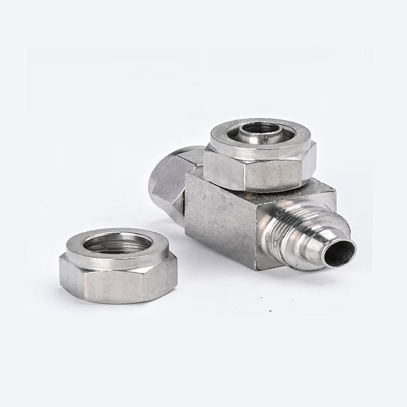 304 Stainless Steel Quick-Connect T-Fitting for Hoses