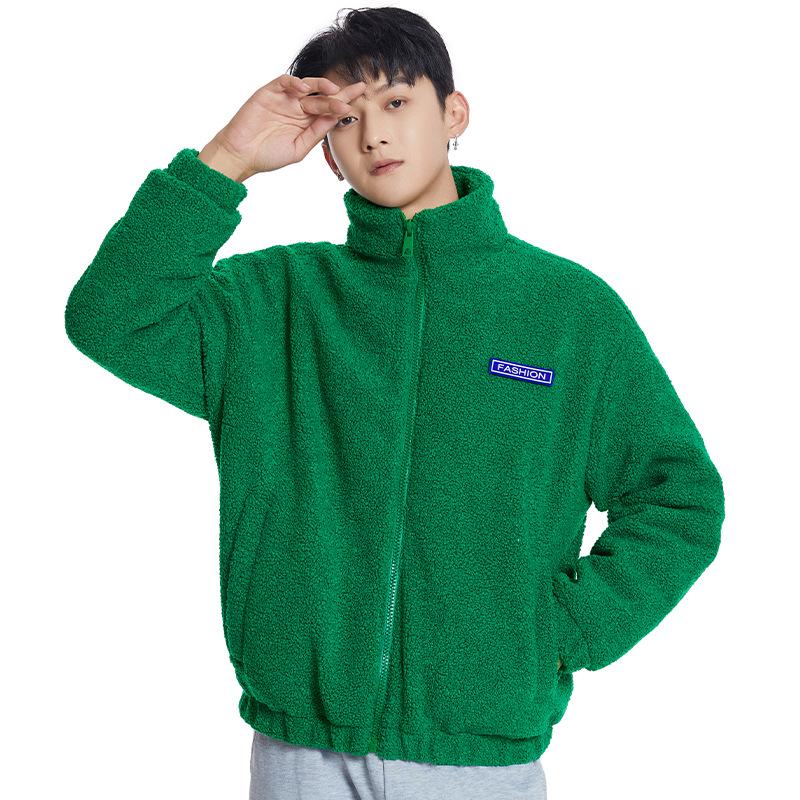 Autumn and winter new couple fleece down jacket white duck down warm and simple outdoor mountaineering suit top for men