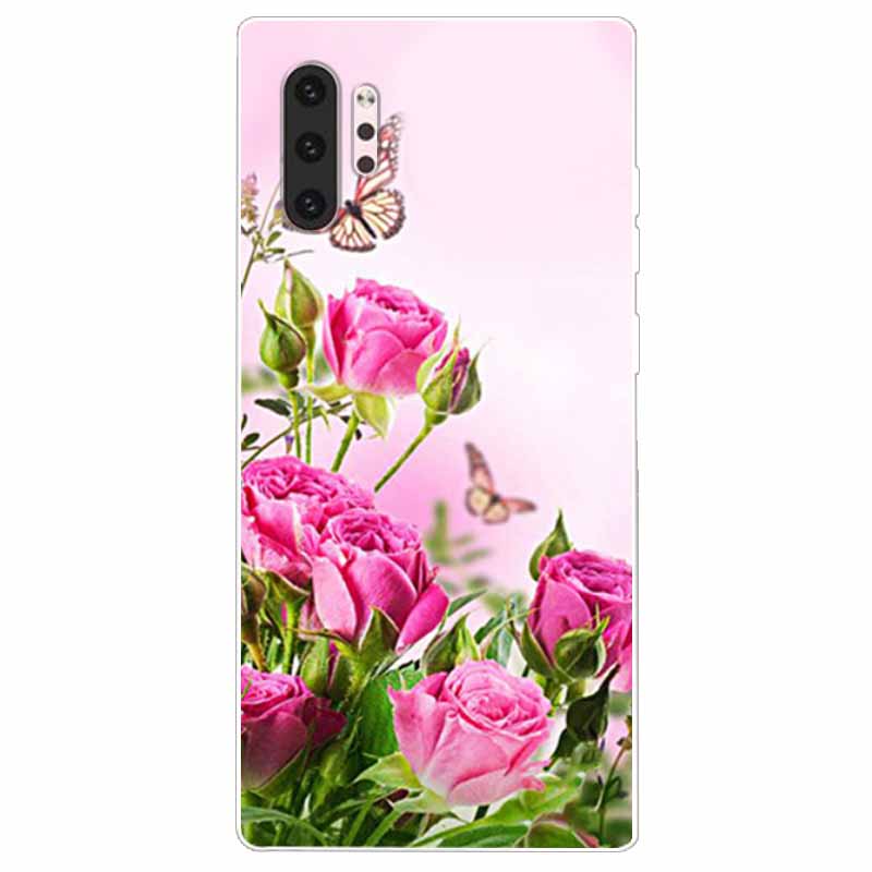 Phone Case For Samsung Note 10 Pro Plus Cover Note10 Silicone Soft Painted Wolf Coque for Samsung Galaxy Note 10 Lite TPU Bumper